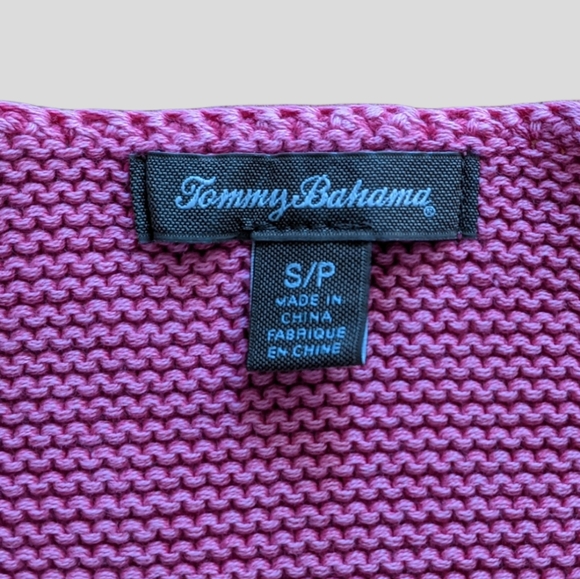 Tommy Bahama Knit Pink Sweater Small - Picture 4 of 9